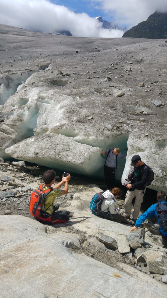 aletsch7 jaatikon sisalla