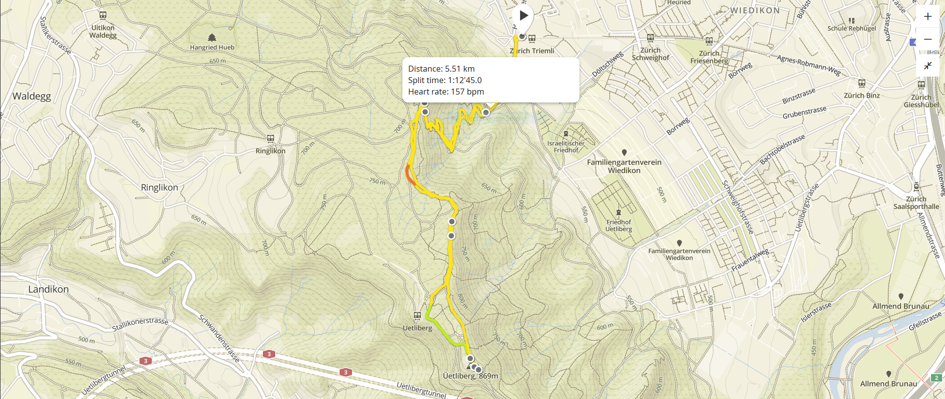 screenshot uetliberg suunto2