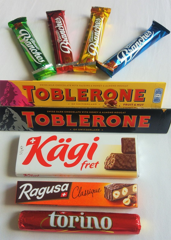 My favorite: Kägi fret, Toblerone on the second place.